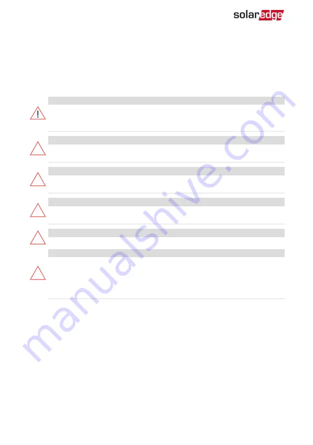 SolarEdge 02-700004 Installation Manual Download Page 19