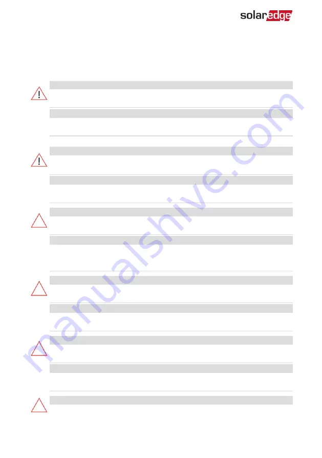 SolarEdge RESU10H Prime Series Installation Manual Download Page 19