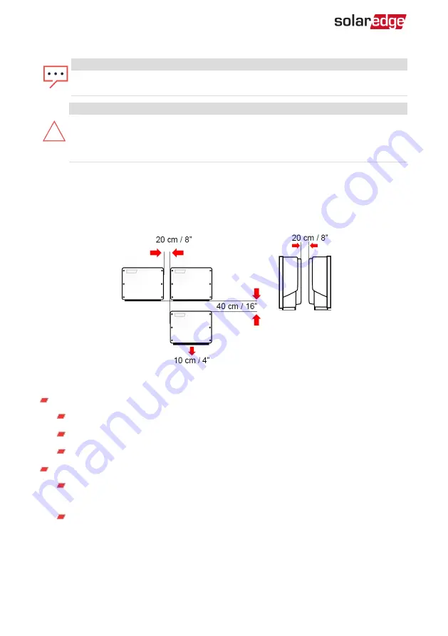 SolarEdge SE10000H Installation Manual Download Page 25