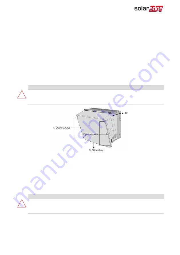 SolarEdge SE10000H Installation Manual Download Page 51