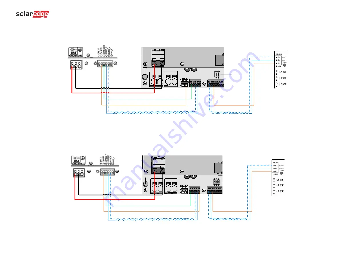 SolarEdge StorEdge LG Chem RESU10H Wiring Manual Download Page 4