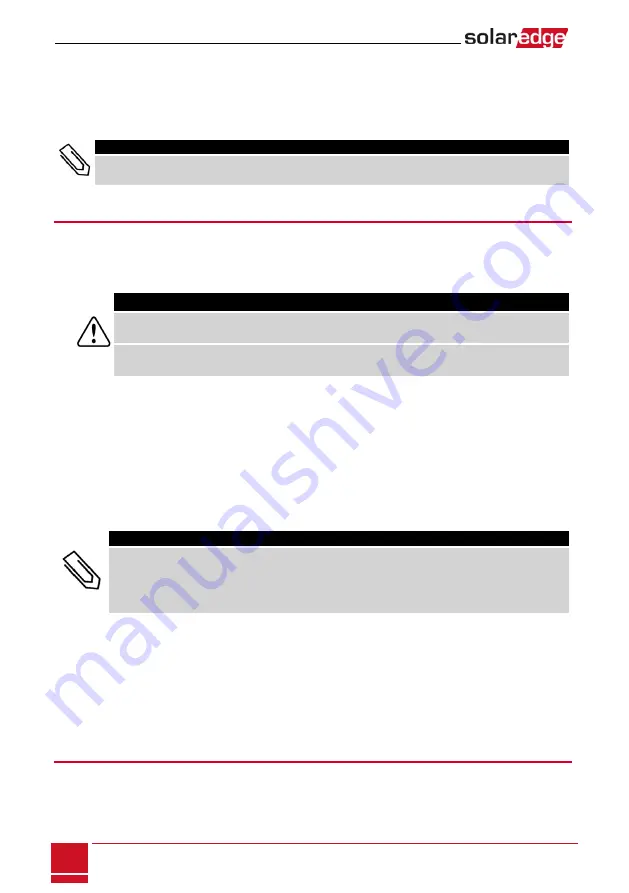 SolarEdge StorEdge SE7600A-US1 Installation Manual Download Page 106