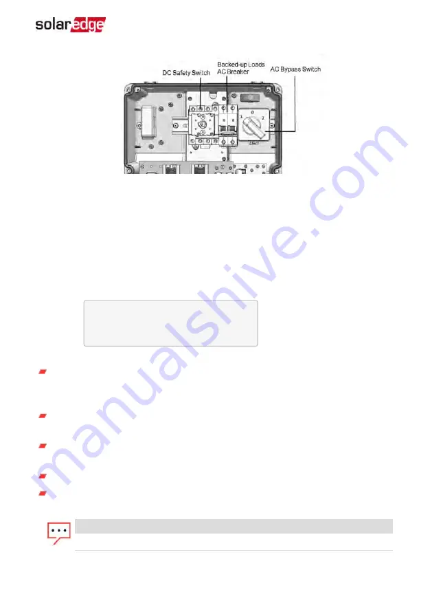 SolarEdge StorEdge Solution with Backup Installation Manual Download Page 50