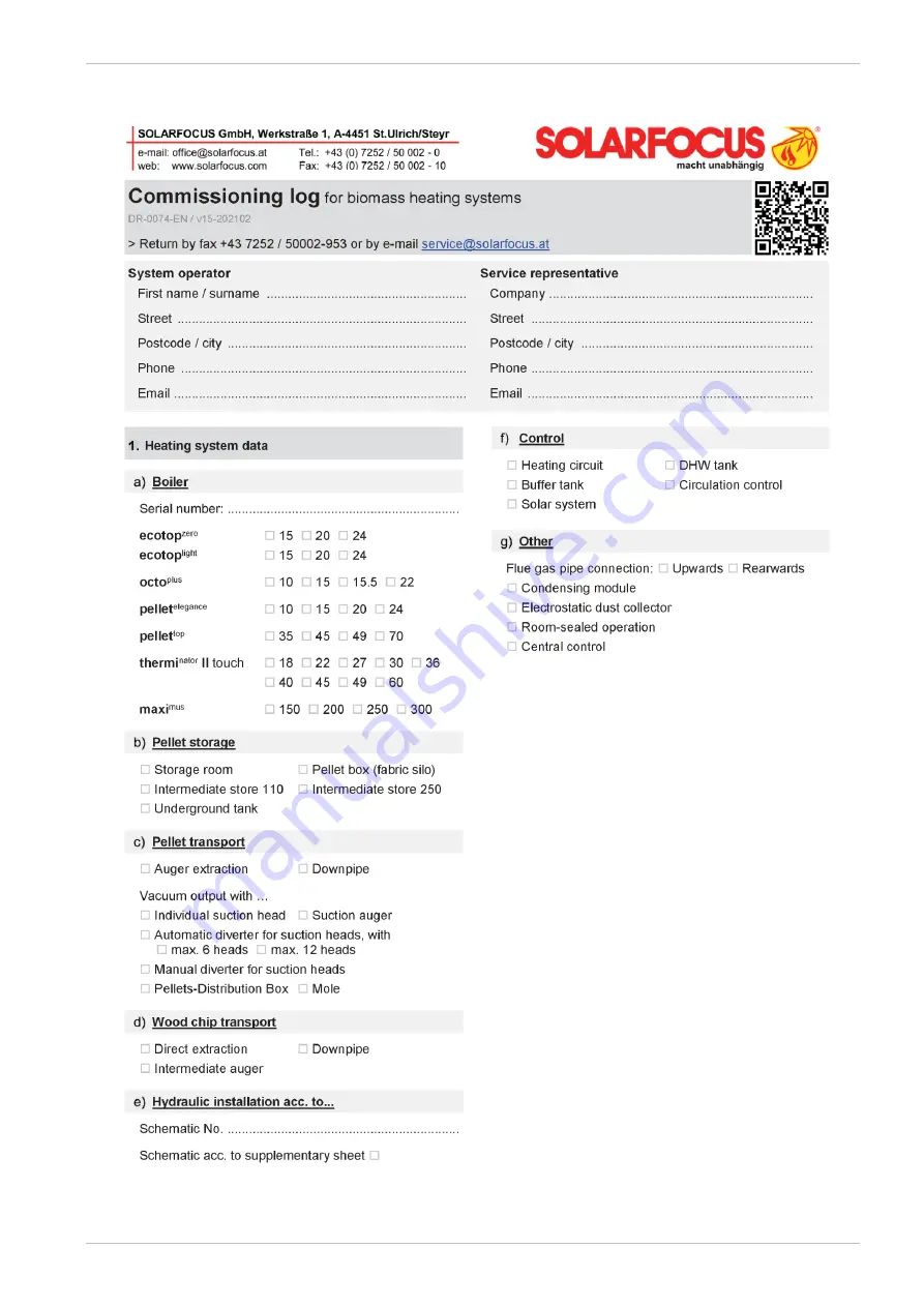 SOLARFOCUS Therminator II Installation Manual Download Page 39