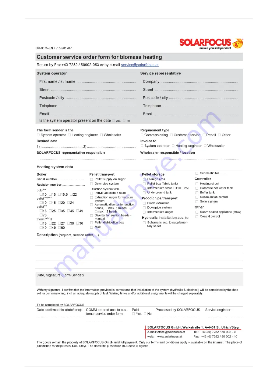 SOLARFOCUS Therminator II Installation Manual Download Page 41