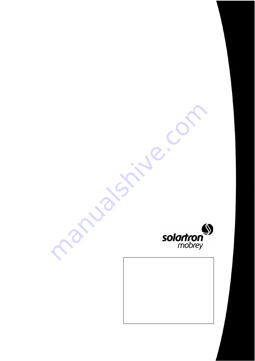 Solartron Mobrey 7828 Technical Manual Download Page 110