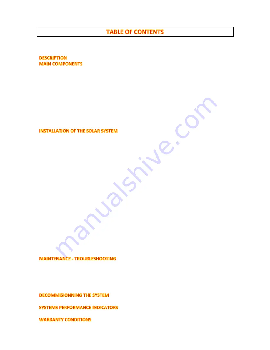 SOLATHERM STHS 120 Technical, Installation And Use Manual Download Page 2