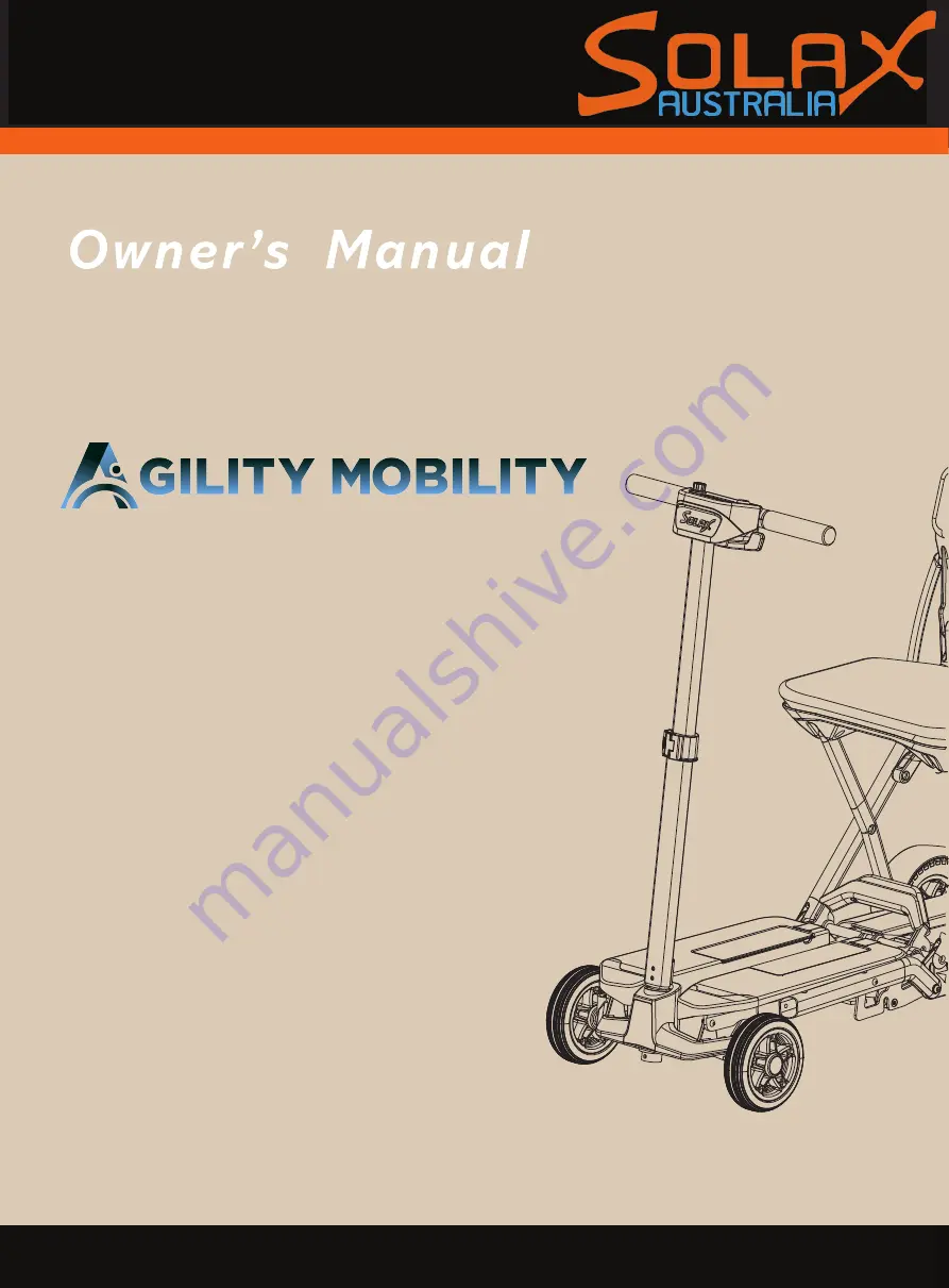 Solax AGILITY MOBILITY MALETA Скачать руководство пользователя страница 1