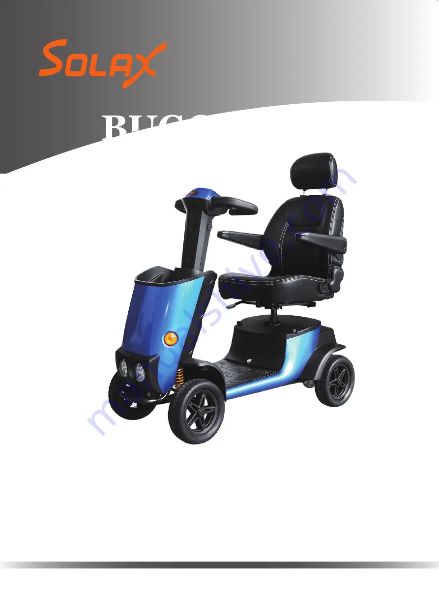 Solax BUGGY PLUS Скачать руководство пользователя страница 1