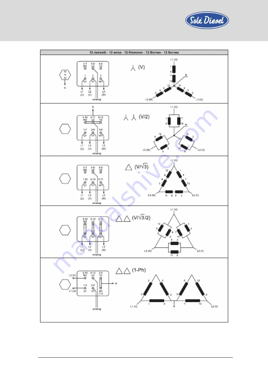 Sole Diesel 29 GSC Operator'S Manual Download Page 89