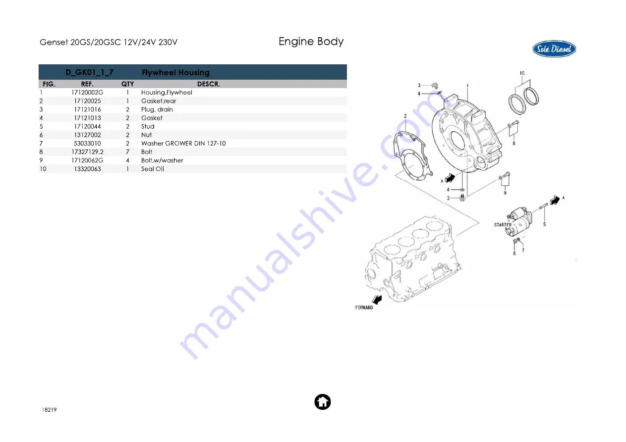 Sole Diesel Genset 20GS Скачать руководство пользователя страница 11