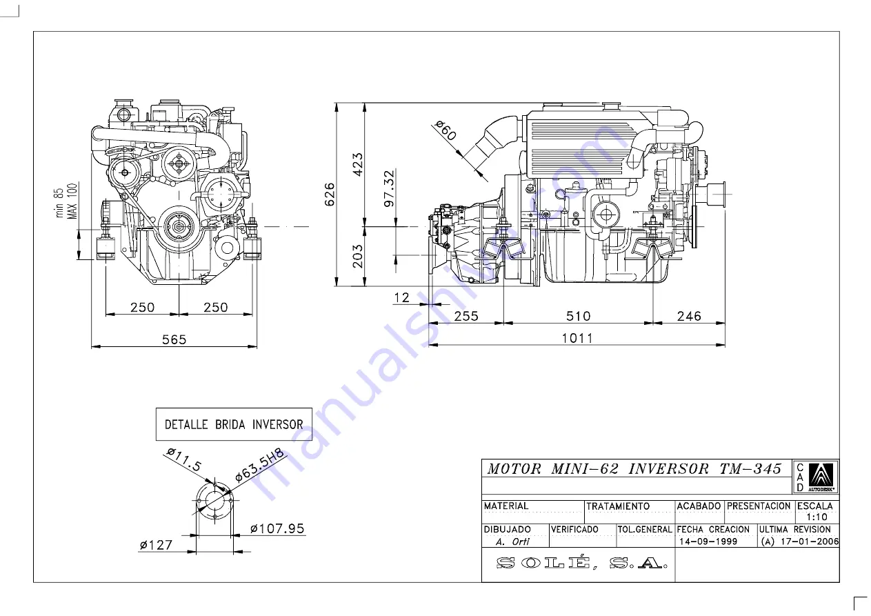 Sole Diesel MINI-103 Operator'S Manual Download Page 53