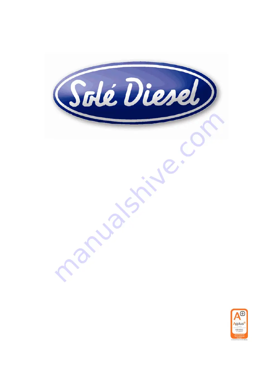 Sole Diesel MINI-74 Instruction Manual Download Page 41