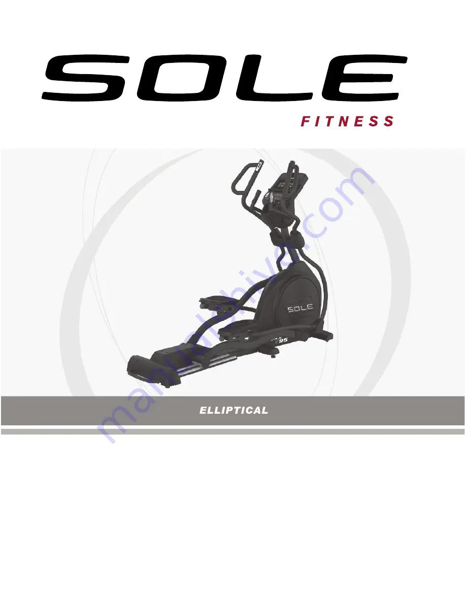 SOLE 16608600950 Owner'S Manual Download Page 1