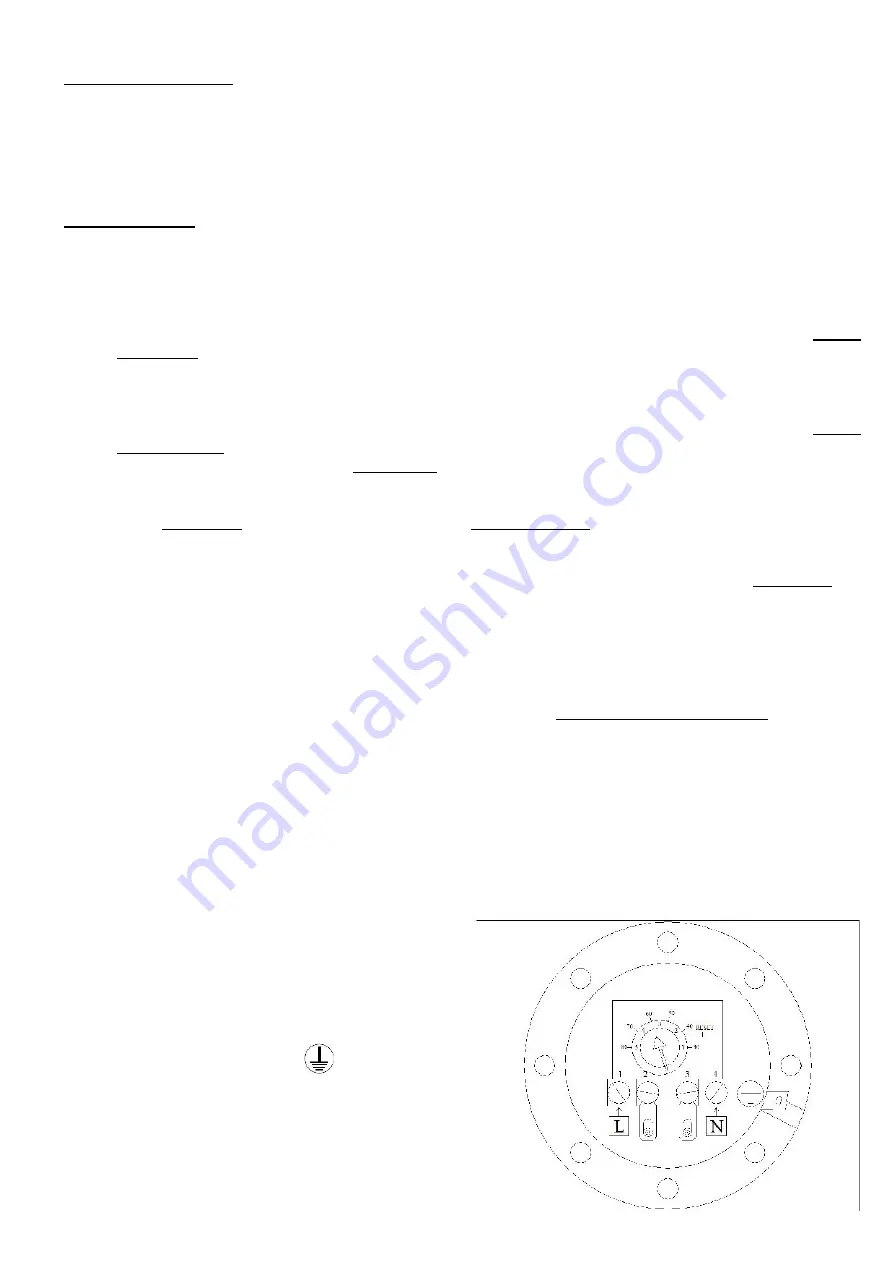 SOLE EUROSTAR ECO 125-1-S150 Installation & User Manual Download Page 20