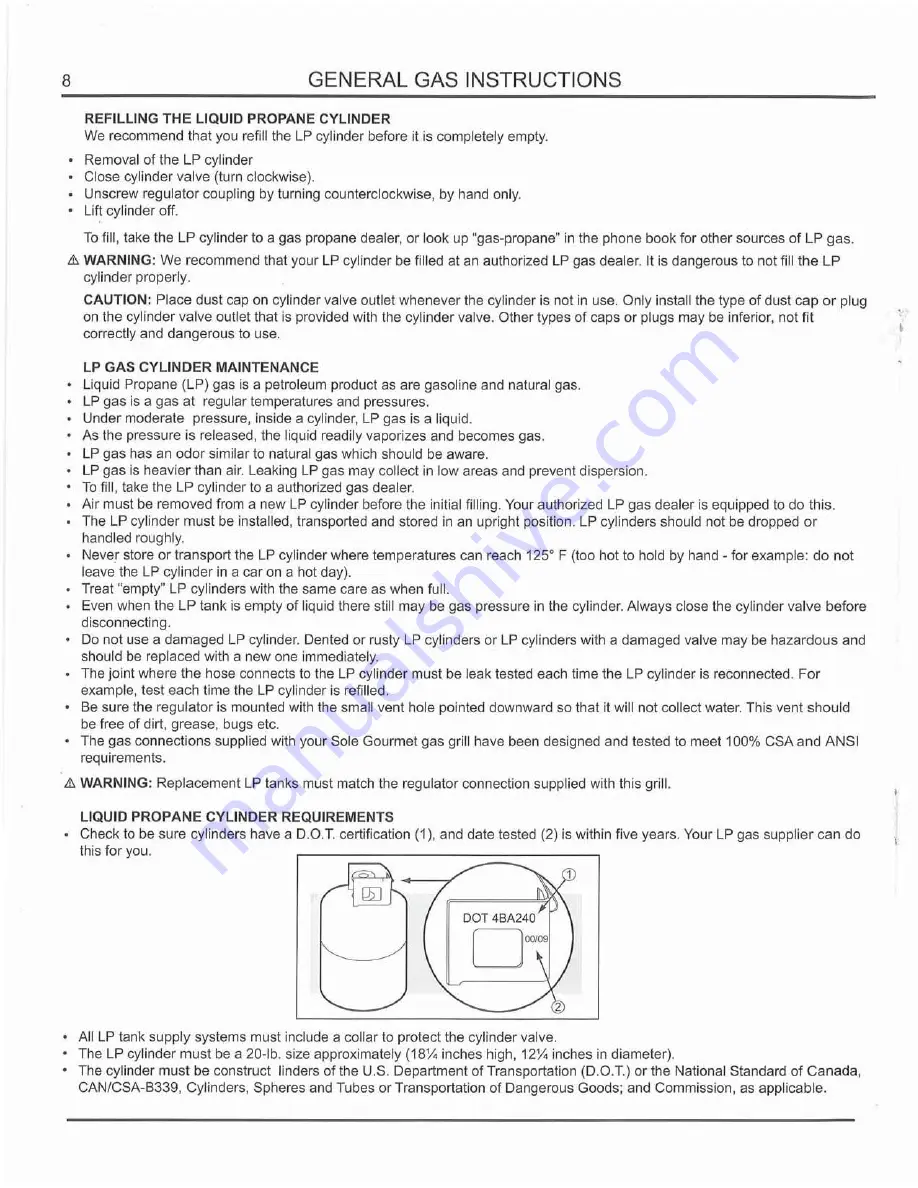 SOLE S03GBK Owner'S Manual Download Page 8