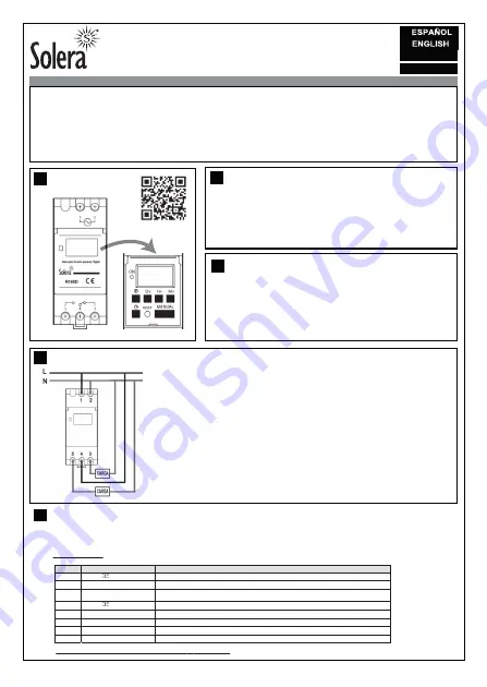 Solera R168D Instructions For Use And Safety Download Page 1