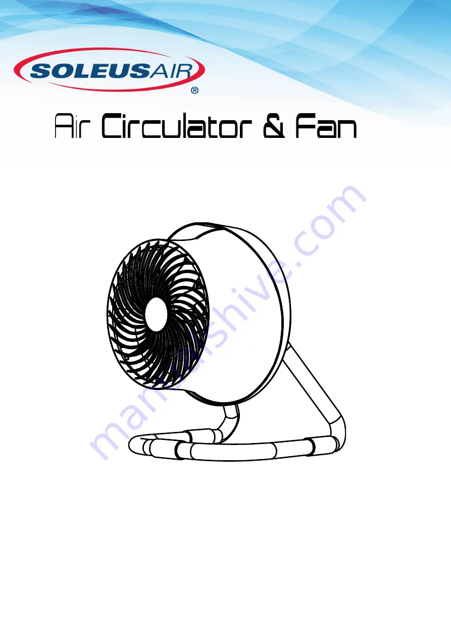 Soleus Air AIR931FW Quick Start Manual Download Page 1