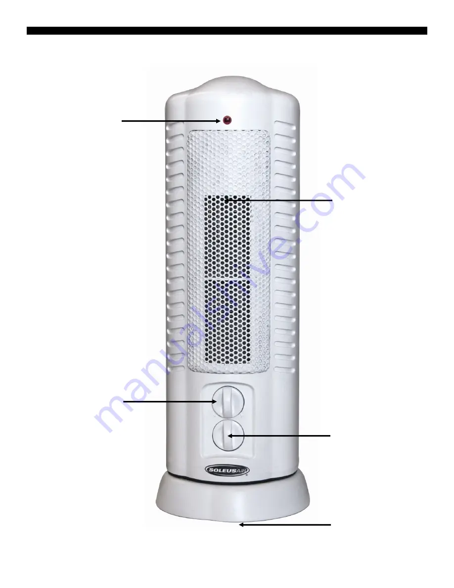 Soleus Air Ceramic Tower Heater HC7-15-01 Скачать руководство пользователя страница 4