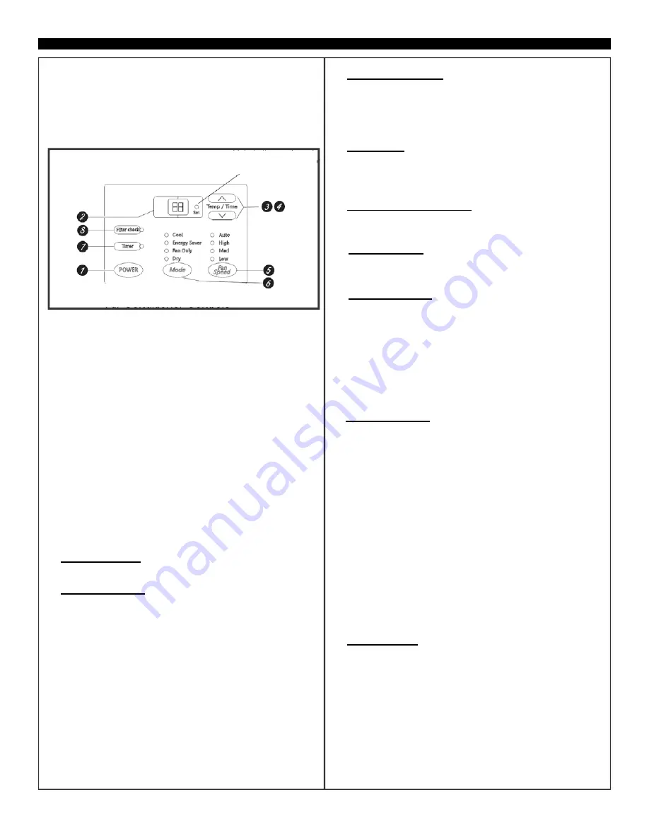 Soleus Air GM-WAC-10ESE-C Operating Instructions Manual Download Page 11