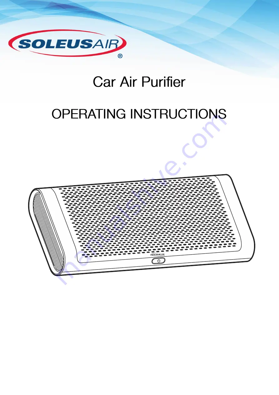 Soleus Air KJ60F-C01 Operating Instructions Manual Download Page 1