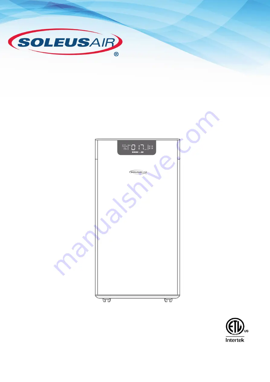 Soleus Air KJ760F-A02 Operating Instructions Manual Download Page 1