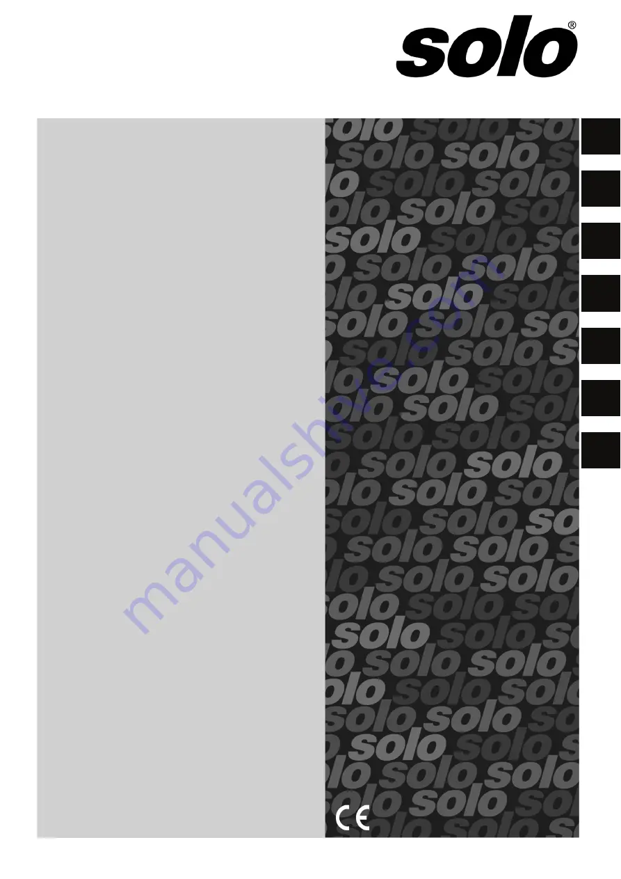 Solo 460 Li Original Instructions Manual Download Page 1