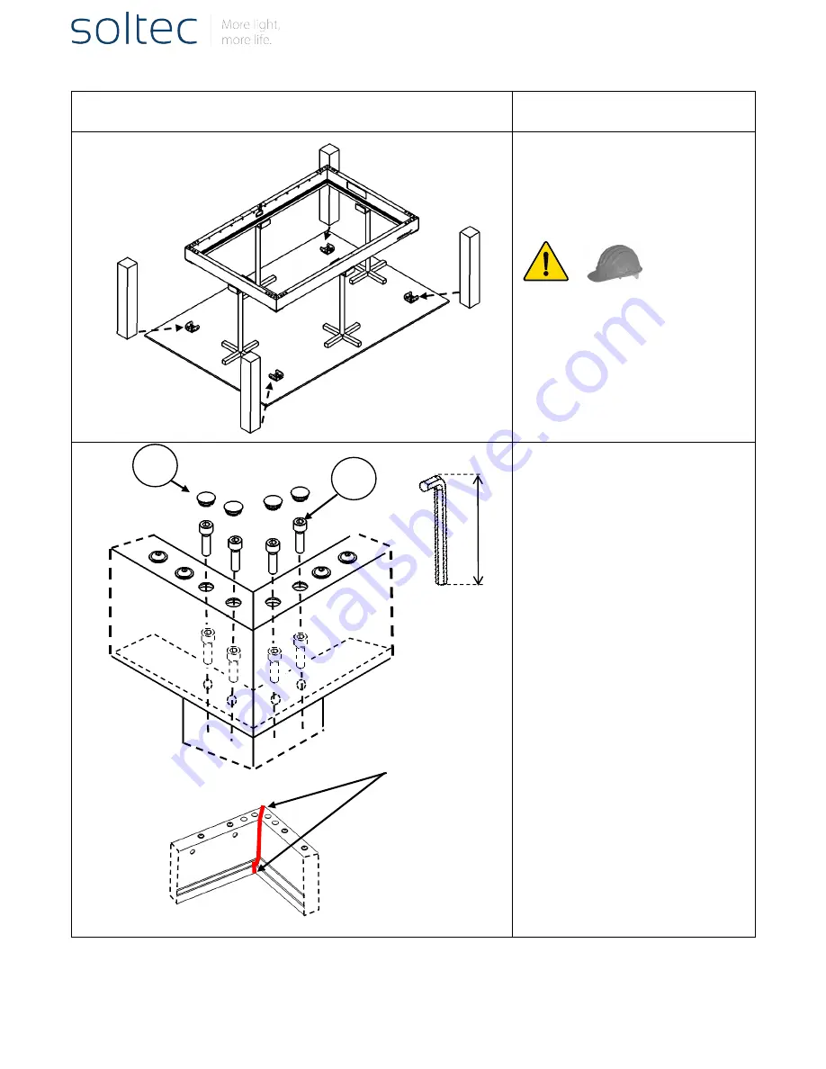 Soltec Pergola Agava SL 160/28 Installation Instructions Manual Download Page 17