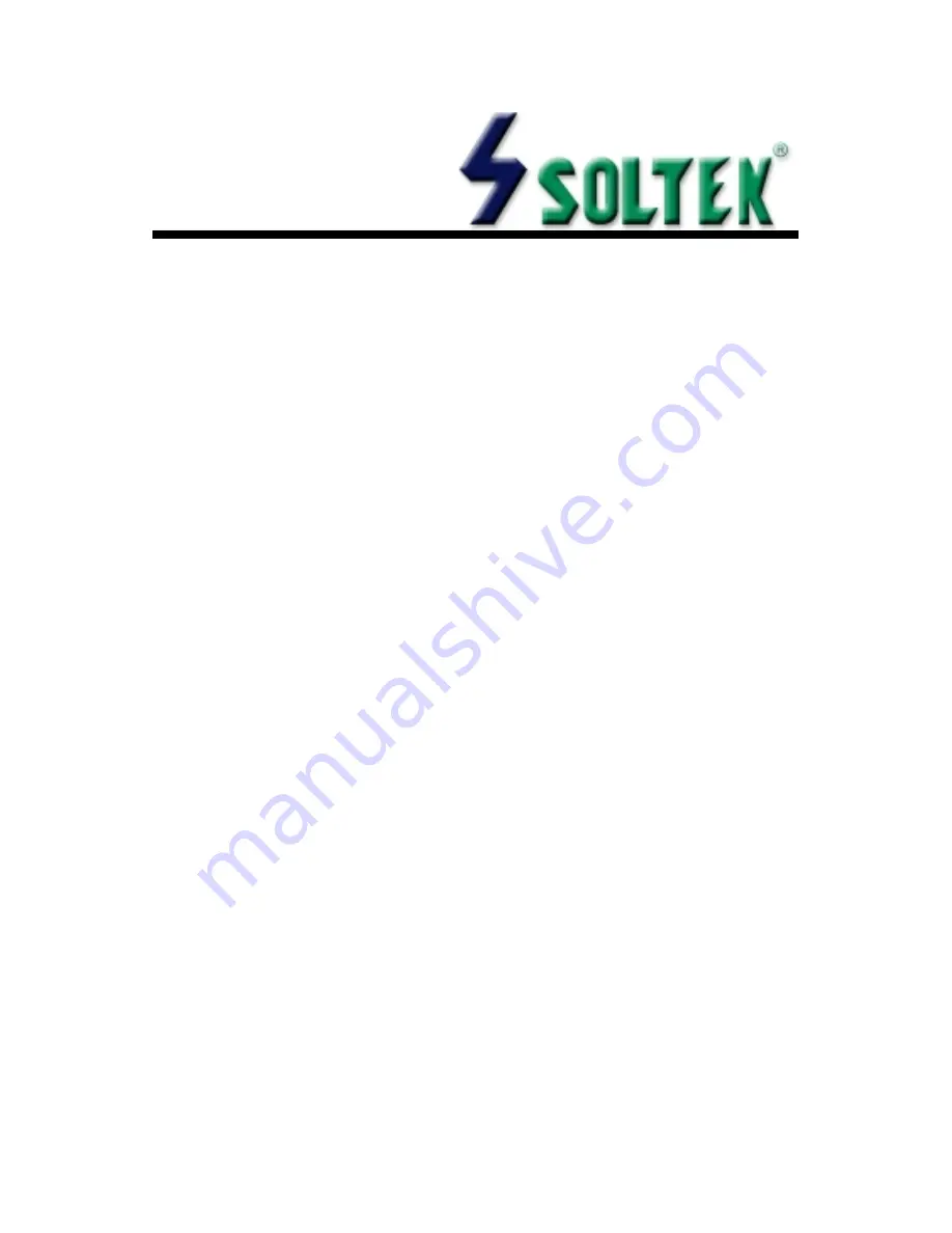 SOLTEK SL-65FVB User Manual Download Page 1