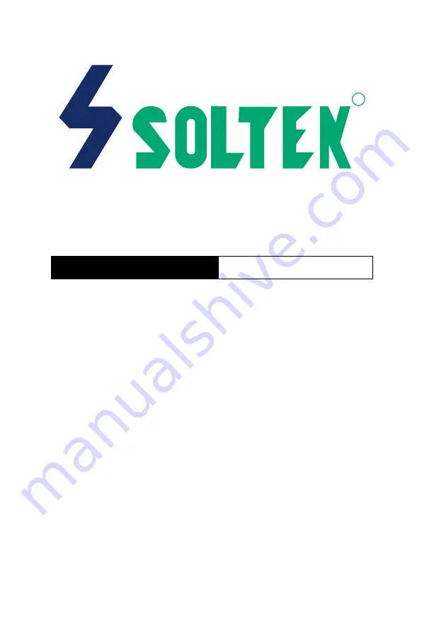 SOLTEK SL-65ME User Manual Download Page 1