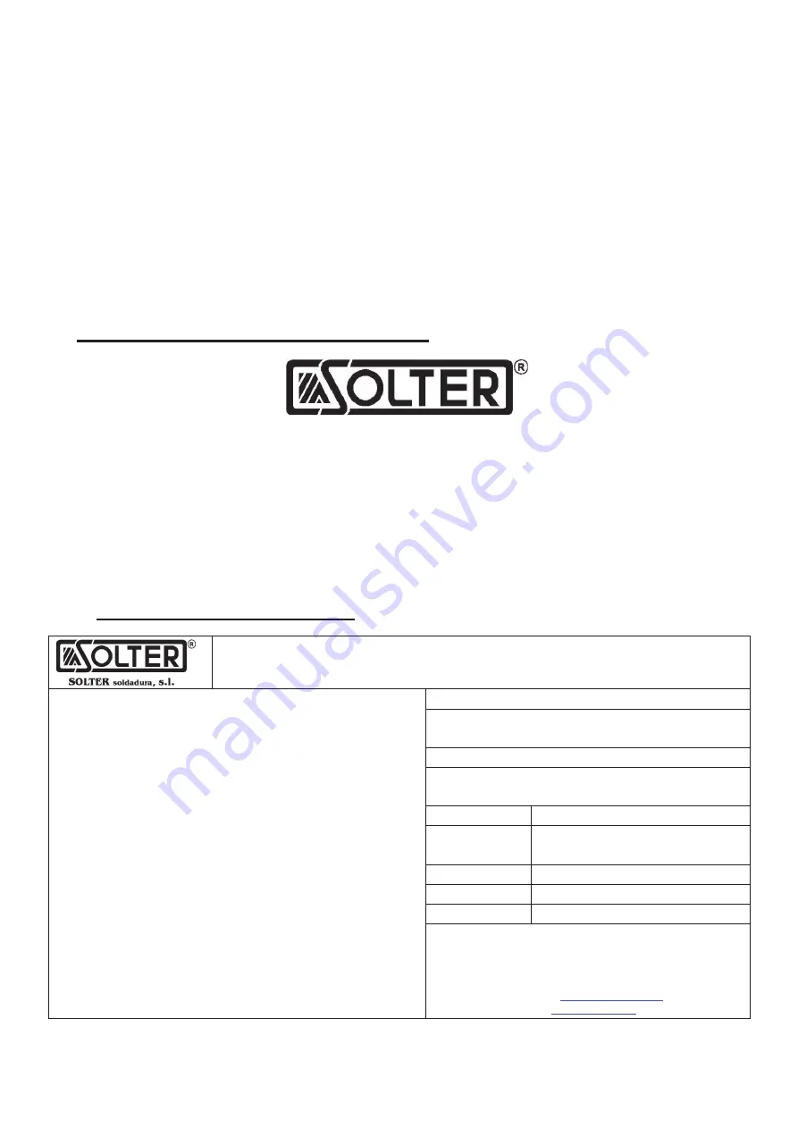 Solter SMARTCAR 1500A Manual Download Page 8