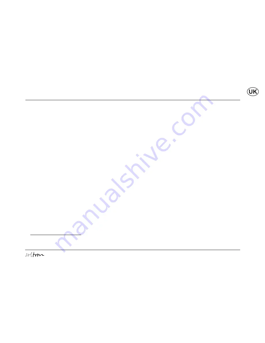 SOLTRON XL-75 DYNAMIC POWER Operating Instructions Manual Download Page 6