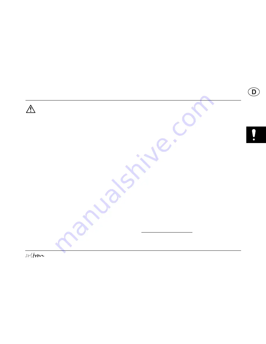 SOLTRON XL-75 DYNAMIC POWER Operating Instructions Manual Download Page 16