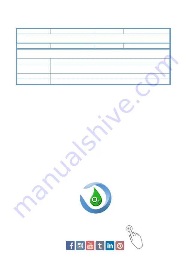 Solution Ozone SSO-O3-SPA01 User Manual Download Page 8