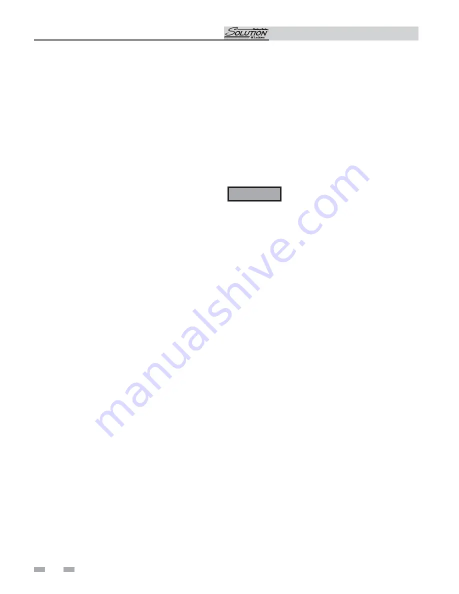 Solution 000 - 260 Installation And Service Manual Download Page 40