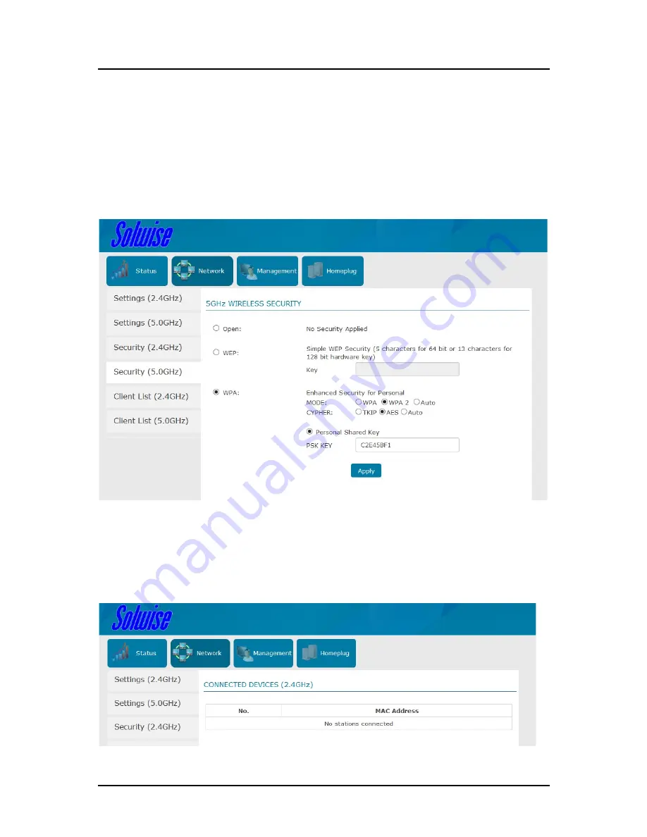 Solwise PL-1200AV2-PEW User Manual Download Page 25