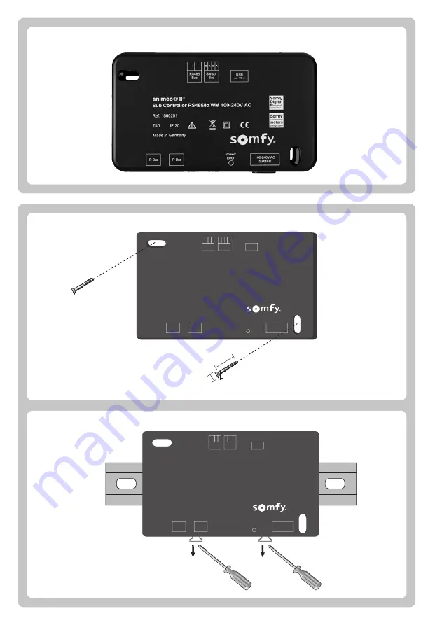 SOMFY animeo IP 1860201 Скачать руководство пользователя страница 2