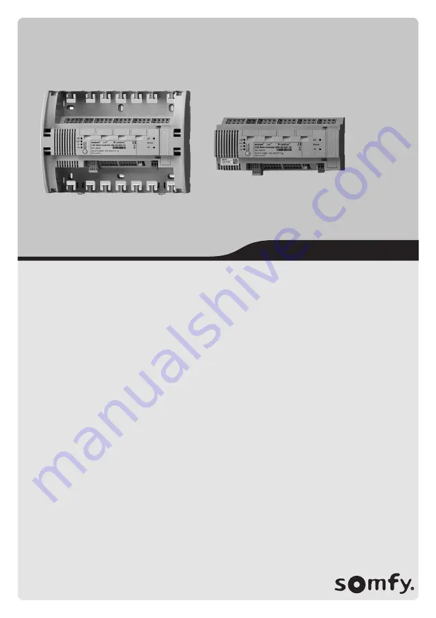 SOMFY animeo LON 1860277 Скачать руководство пользователя страница 1