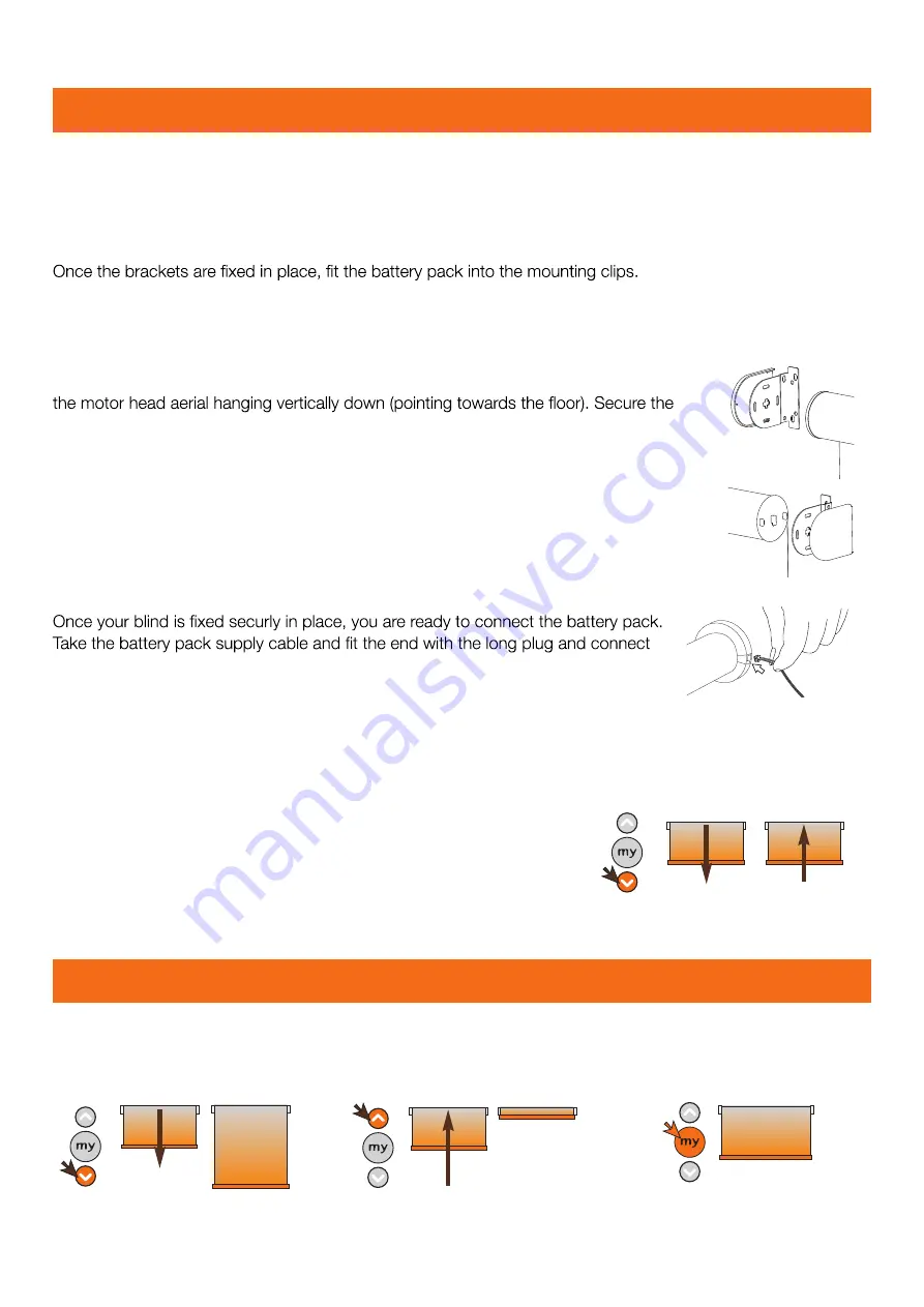 SOMFY powered BLINDS Installation & Programming Manual Download Page 3