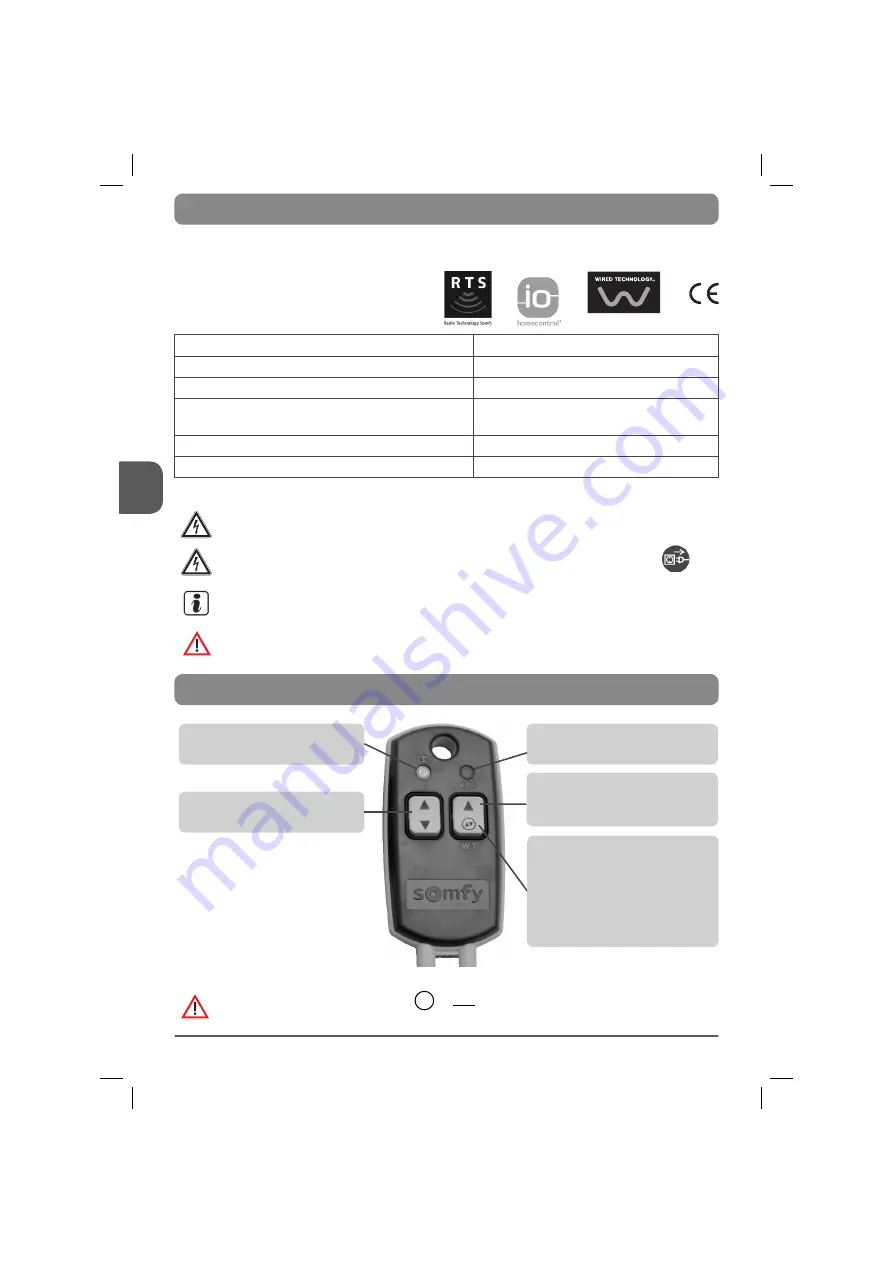 SOMFY Universal Setting Cable Kit Скачать руководство пользователя страница 9