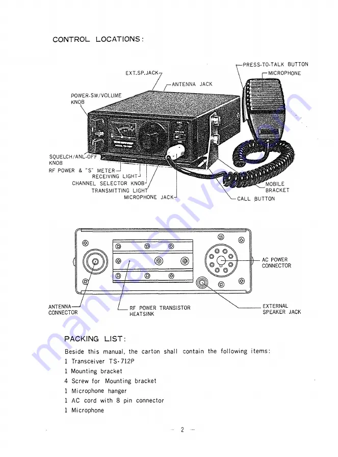 Sommerkamp TS-712P Instruction Manual Download Page 3