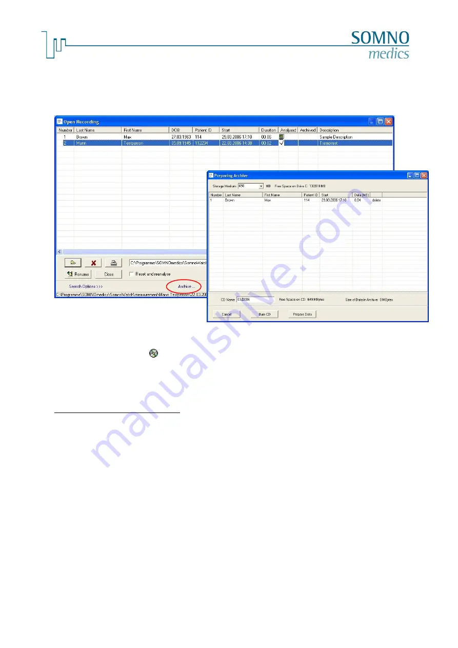 SOMNOmedics SOMNOwatch plus BP Instruction Manual Download Page 81