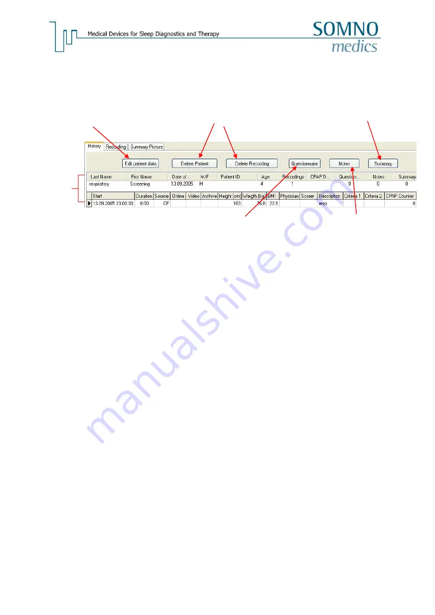 SOMNOmedics SOMNOwatch plus Instruction Manual Download Page 149