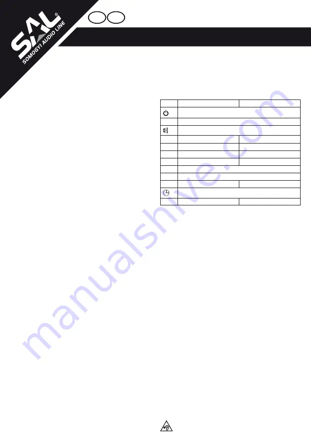 Somogyi Elektronic BT 2800/BK Instruction Manual Download Page 10