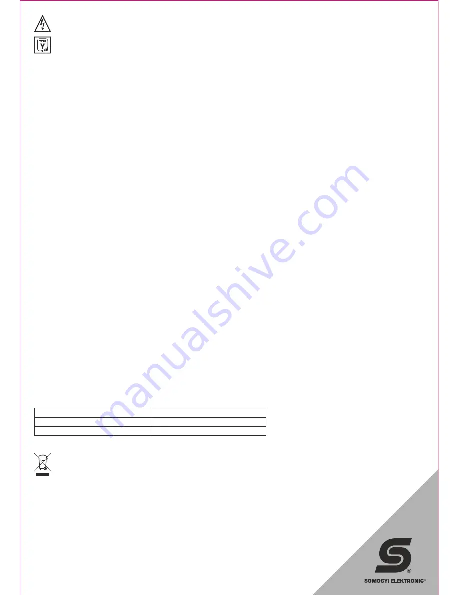 Somogyi Elektronic FHP 1200 Instruction Manual Download Page 4