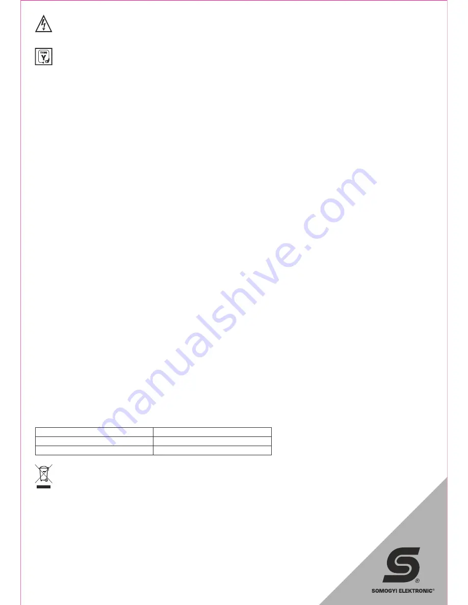 Somogyi Elektronic FHP 1200 Instruction Manual Download Page 10