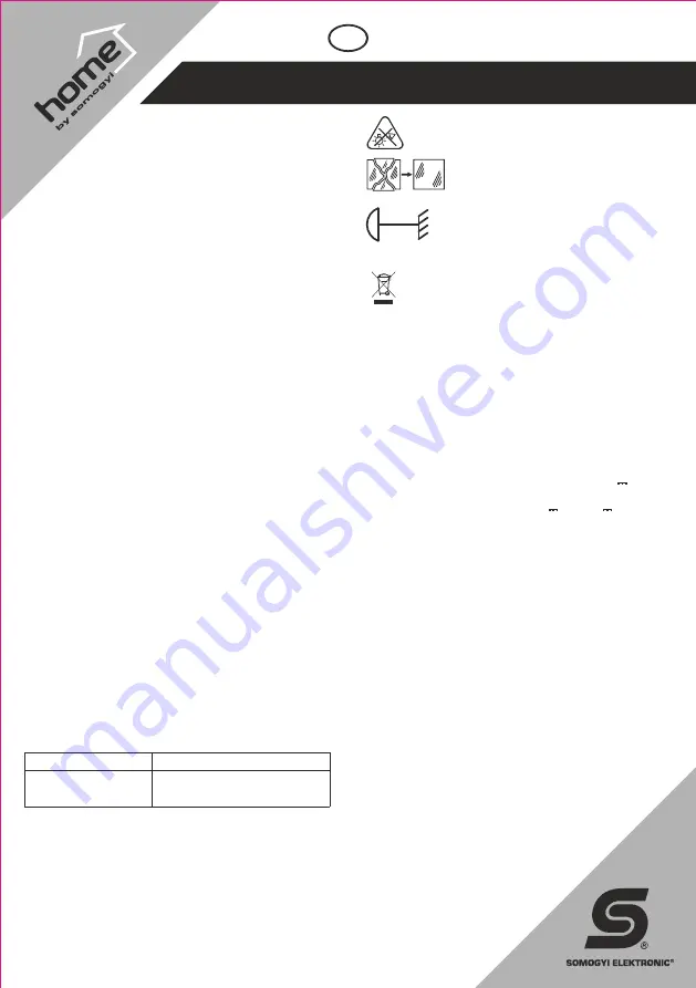 Somogyi Elektronic FLB10LED/YE Instruction Manual Download Page 3