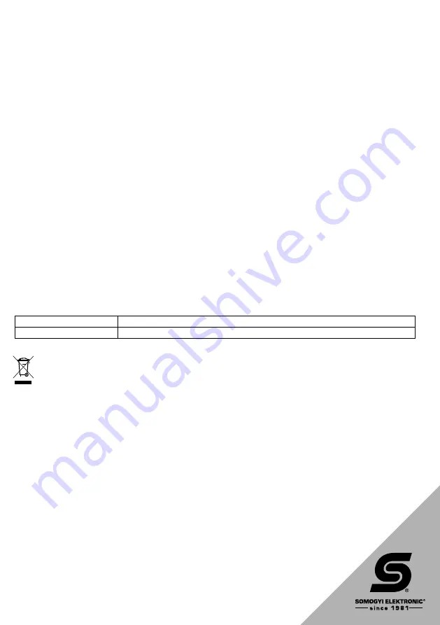 Somogyi Elektronic HG KP 04 Instruction Manual Download Page 12