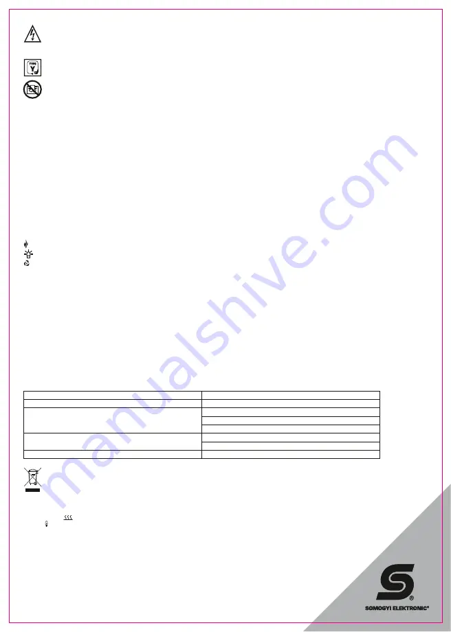 Somogyi Elektronic home FKK 02 Instruction Manual Download Page 8