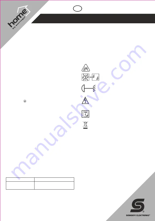 Somogyi Elektronic Home FL 10 LED Instruction Manual Download Page 3